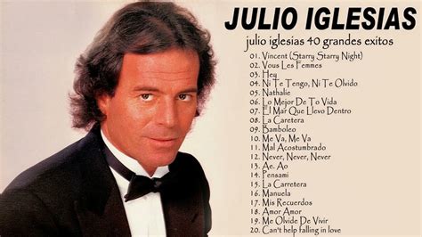 youtube julio iglesias|julio iglesias 50 mejores canciones.